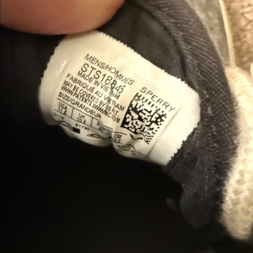 Sperry Gray Canvas Sneakers - Picture 3 of 7
